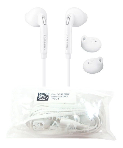 Samsung Eo-eg920bw White Headset/handsfree/headphone/earph