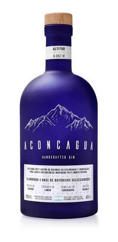 Gin Aconcagua Premium Handcrafted London Dry 750ml