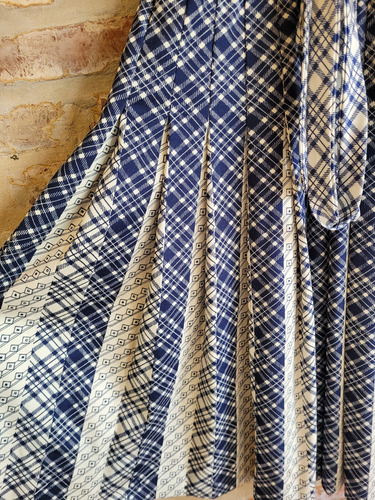 Vestido Vintage Midi Tableado - Talle M (Usado)