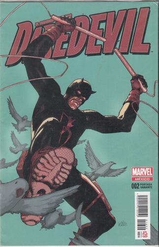 Comic Marvel Daredevil # 2 Portada Variante (2016)