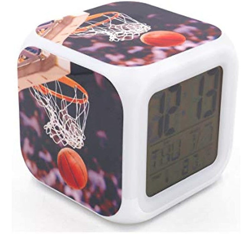 Boway 3reloj De Escritorio Y Estante Juego De Baloncesto Pu