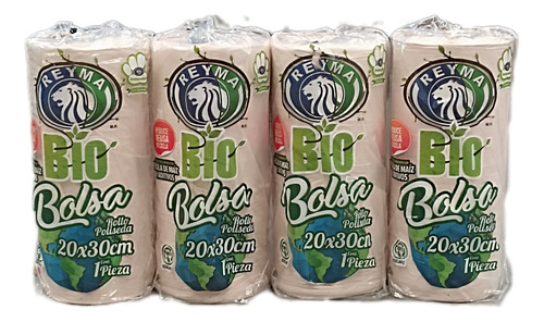 Bolsa Reyma Biodegradable 20x30 4 Rollos