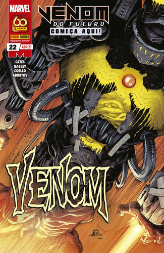 Venom - 22, de Cates, Donny. Editora Panini Brasil LTDA, capa mole em português, 2021