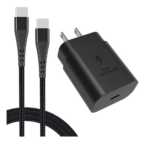 Cargador Super Rapido Tipo Bloque Pared Usb 25 Cable 10