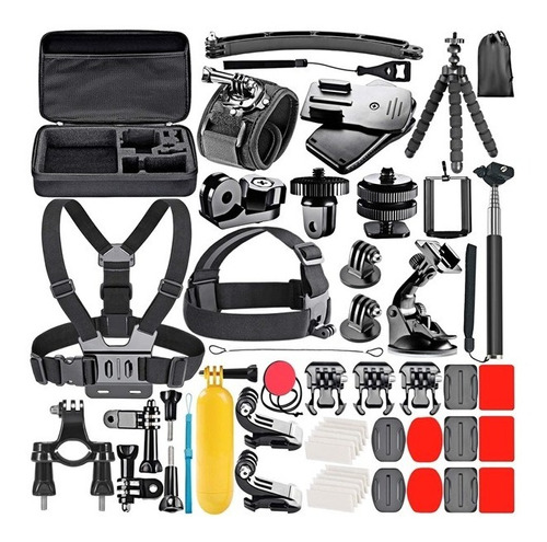 Kit 50 Accesorios Neewer Para Cámara Gopro Hero7 Hero8 Hero9