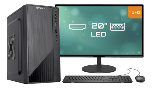 Computador Completo H61 Intel Core I5 2ª 8gb Ssd 480gb