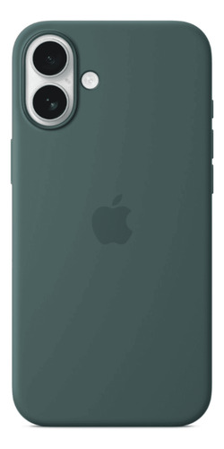 Case Silicone Magsafe Capa Iphone 16 Plus Verde-lago