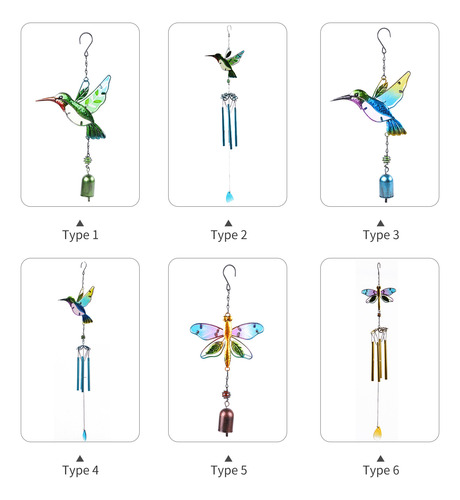 Ornamento Suspenso Em Forma De Dragão De Pássaro Com Carrilh