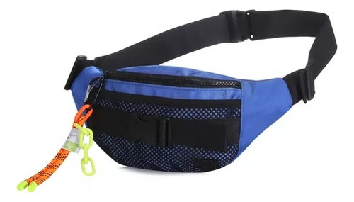 Riñonera Urbana Resistente Grande Everlast Maxi Deportiva Color Azul