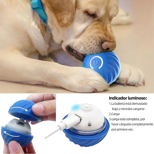 Pelota Interactiva Para Perros Que Rebota Inteligente Segura