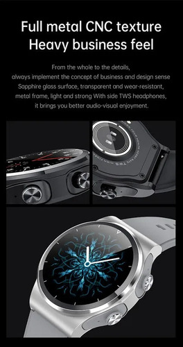 Auriculares Bluetooth 2 En 1 Para Reloj Inteligente