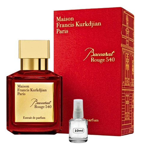 Perfume Baccarat Rouge 540 Original 10ml + Brinde !