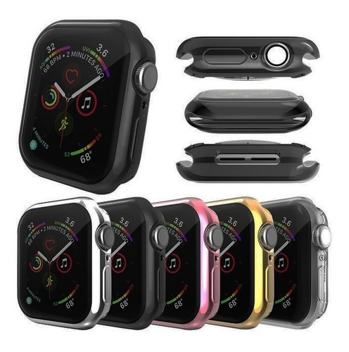 Case Protector Pantalla Mica Watch Series 4 Iwatch 40mm 44mm