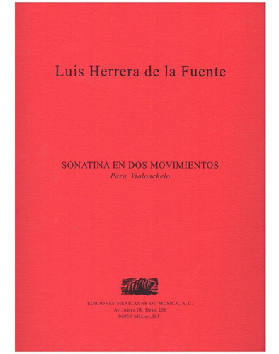 Sonatina En Dos Movimientos Para Violonchelo.