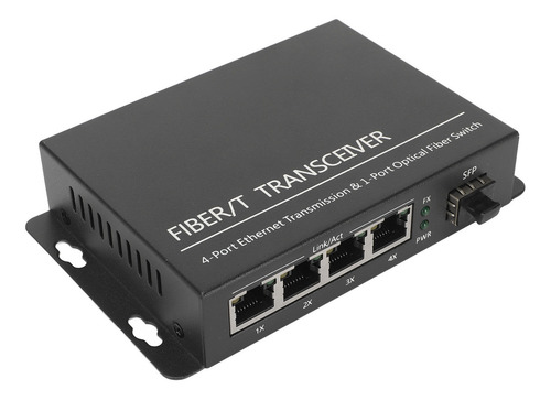 Transceptor De Fibra Ethernet Sfp Media Converter 1 Óptico