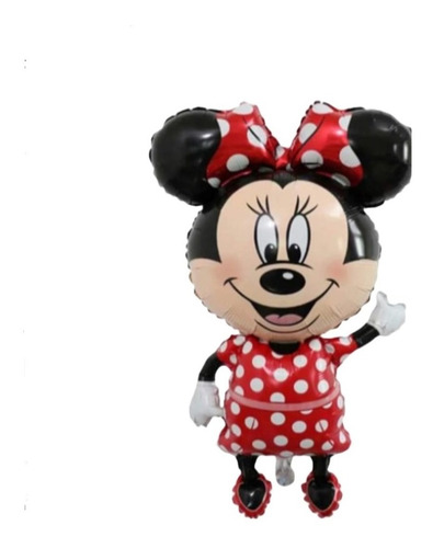 Globo Minnie Mickey Gigante Metalizado 1 Metro