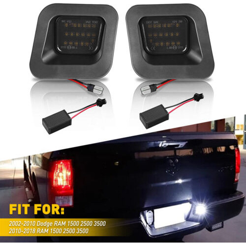 For 2003-2018 Dodge Ram 1500 2500 3500 Led Rear Bumper L Aab