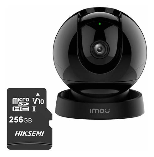 Imou Cámara Domo Ip Pt Rex 2d Wifi 3 Mp Ipc-gk2dn-3c0w-plus-256 Smart Tracking Ir De 10 Metros Audio 2 Vias Microfono Y Altavoz Integrados Alarma De Sonido Anormal 3c0w Con Microsd 256gb 