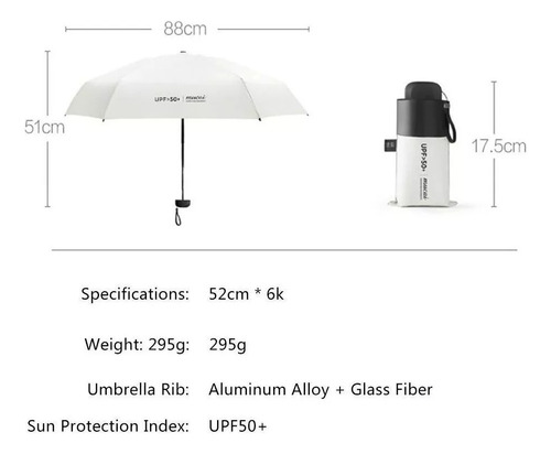 Protector Solar Portátil Y Sombrilla De Protección Uv