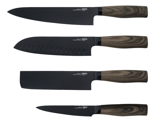 Set De 4 Piezas Cuchillo + Taco Wayu