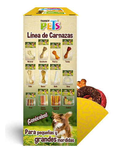 Carnaza Triturada Surtida Para Perro Caja Con 50 Pzas