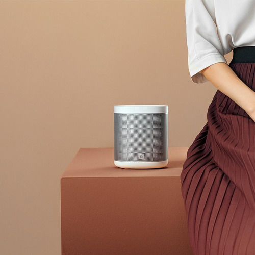 Caixa De Som Inteligente Xiaomi Com Google Assistente Cor Branco