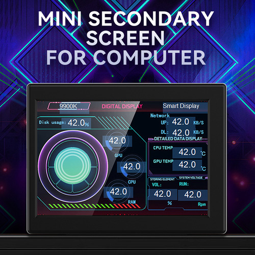 Atualização Do Tema Monitor... 5 Ips Display Cpu/gpu Abs Diy