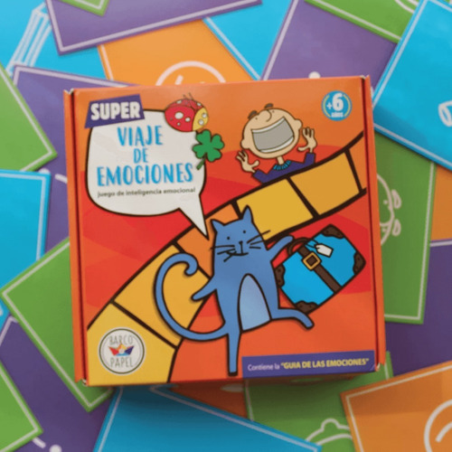 Imagen 1 de 6 de Super Viaje De Emociones - Juego Para Niños - Barco De Papel