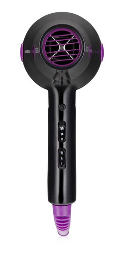 Imagen 4 de 6 de Secador de pelo Siegen SG-3049 negro/violeta 220V - 240V