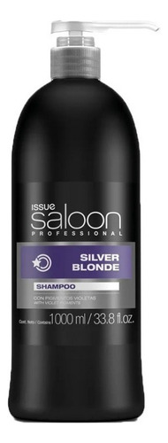 Shampoo Silver Blonde Issue Saloon Professional  1lt