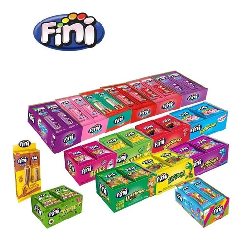 Fini  C/12 - Diversos Sabores - 15 Caixinhas