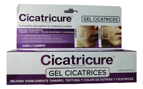 Cicatricure Gel 60g. Elimina Cicatrices! Nuevo, Original!