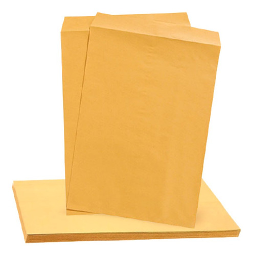 Imagen 1 de 2 de Sobres Amarillos  Oficio Paquete De 100 Unidades 