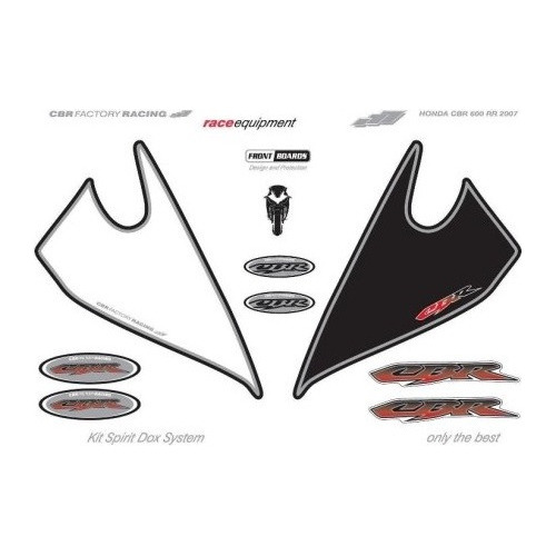 Kit De Stikers Frontal Para Honda Cbr 600 Rr (07-12)