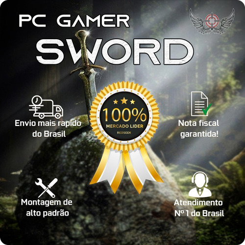Computador Gamer Completo Amd A8 7600 16gb R7 2gb + Jogos