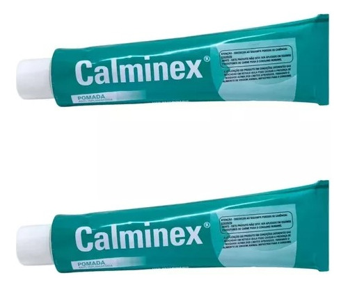 Kit 2 Calminex Pomada Uso Veterinário 100g Dores E Pancadas.