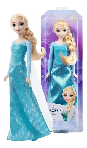 Boneca Princesa Disney Frozen Saia Cintilante 30cm - Mattel