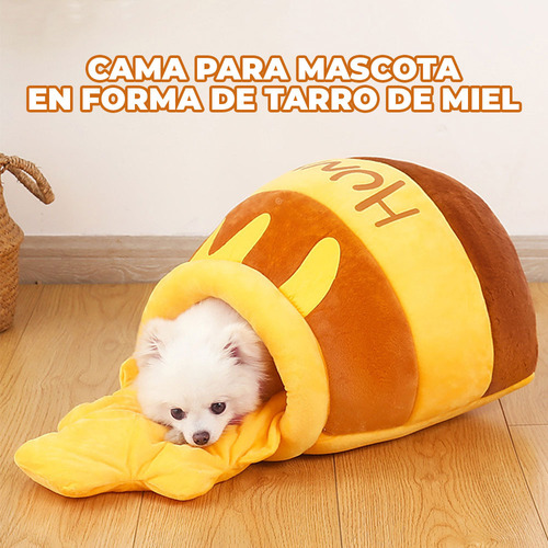 Cama Mascota Pequeña Original Cálida Comoda Perro Gato