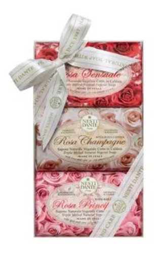 Nesti Dante Gift Le Rose Kit - 3 Sabonetes