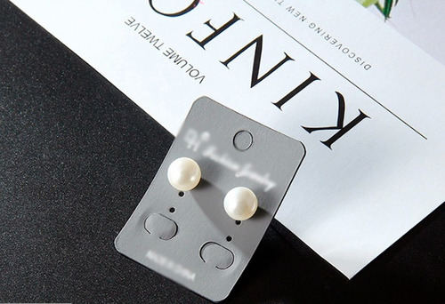 Aretes Points Perla Blanca Sunshine Color Blanco