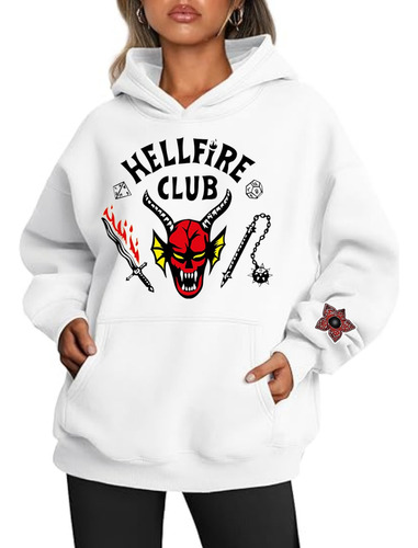 Buzos Hoodies Stranger Things Unisex Ref Hellfire Club