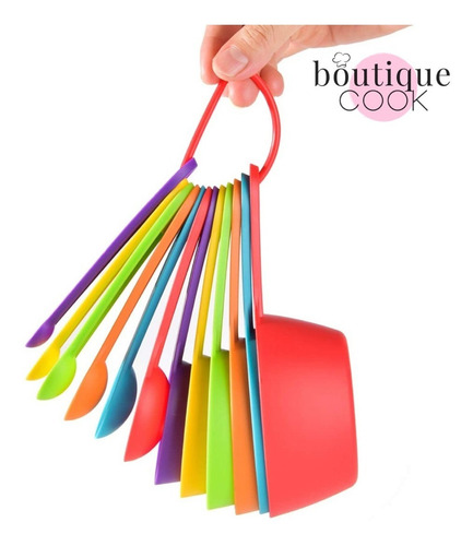 Set Cucharas & Tazas Medidoras Repostería Boutique Cook