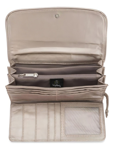 Cartera Kipling Classics Money Land Metallic Glow para mujer
