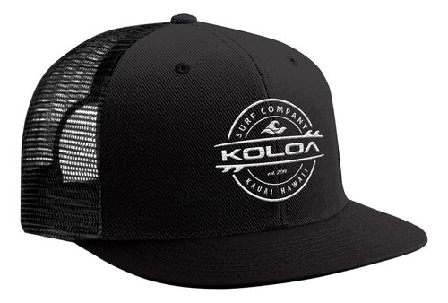 Koloa Surf   thruster Surfboard Logo Mesh Back Trucker