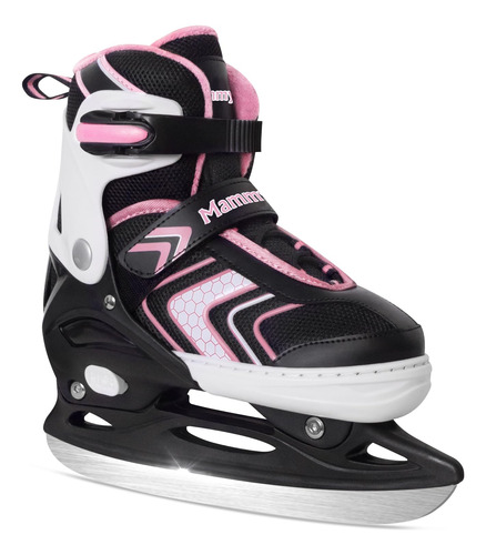 Patines De Hielo Ajustables Para Ninos Y Ninas, Acolchado Su