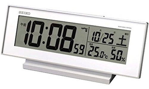 ~? Seiko Clock Clock 'visible Night' Radio Reloj Despertador