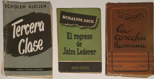 Tercera Clase-aleijem /cosecha Humana-brague /regreso Jaim L (Usado)
