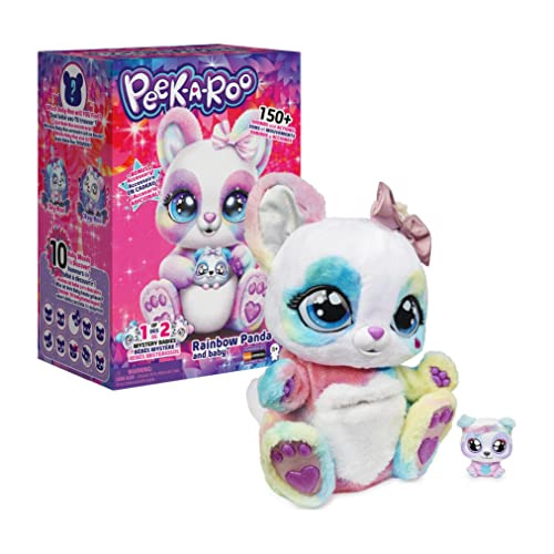 Peek-a-roo, Juguete Interactivo Rainbow Plush Y Bebé Con Bol