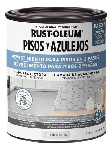 Revestimiento Para Pisos Y Azulejos (paso 2) Base Agua 946ml