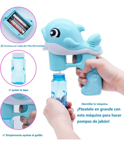 Máquina De Burbujas Para Niños, Pistolas De Burbujas